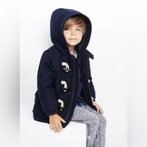 Baby Gap  navy blue toggle wool coat peacoat